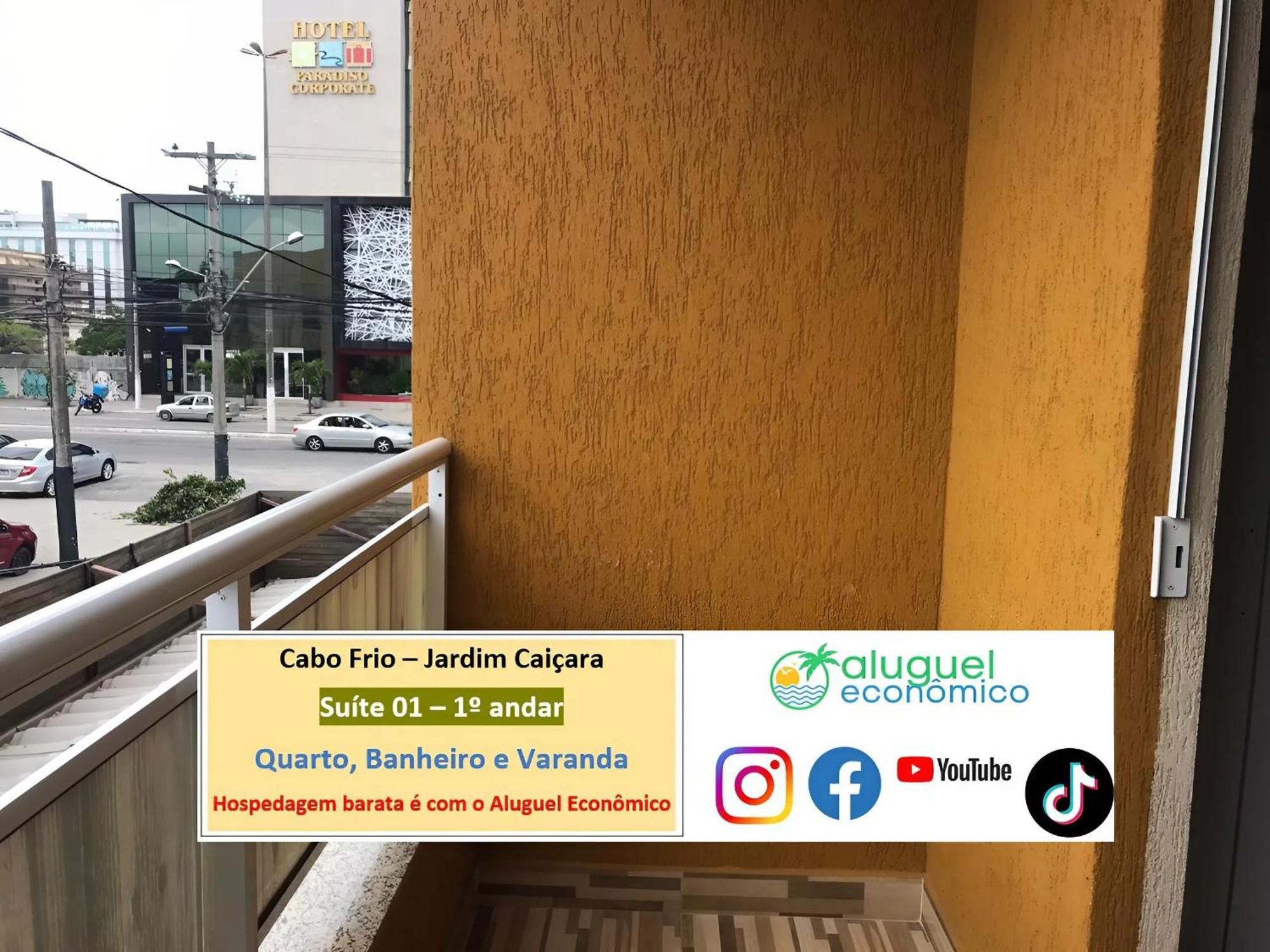 Cabo Frio - Jardim Caicara - Aluguel Economico Lejlighed Eksteriør billede