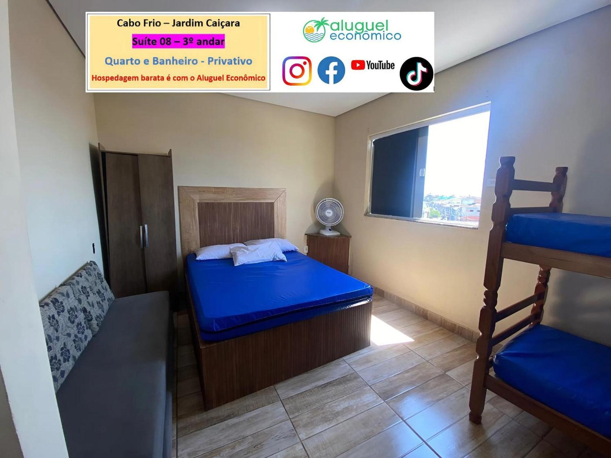 Cabo Frio - Jardim Caicara - Aluguel Economico Lejlighed Eksteriør billede